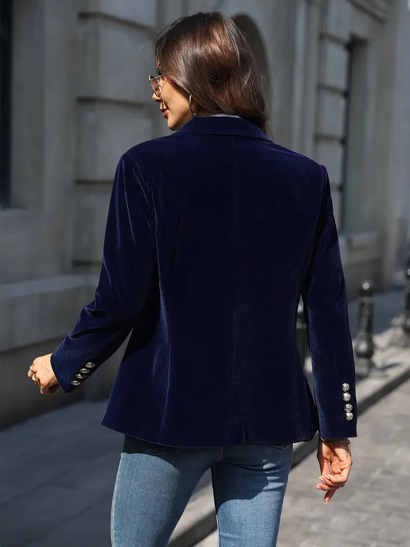 Caterina | Elegant Velvet Blazer