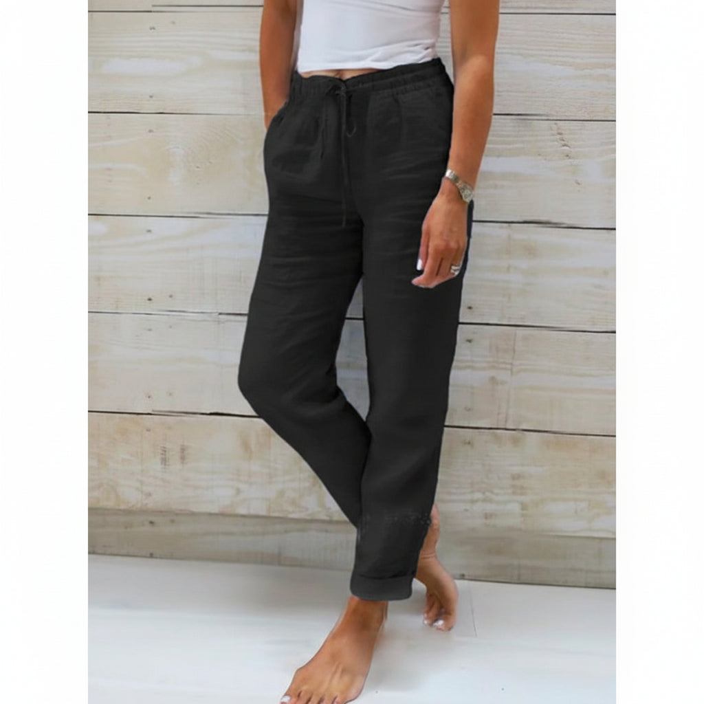 Isla | Relaxed Fit Linen Joggers