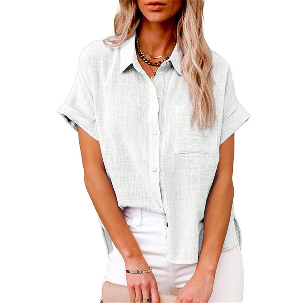 Women’s Lightweight Cotton Linen Blouse