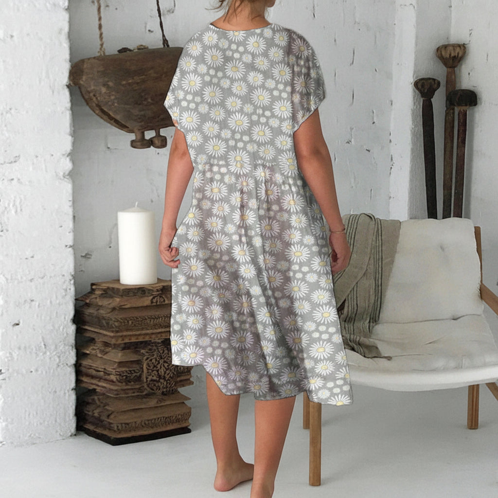 Sunflower Short Sleeve Dress