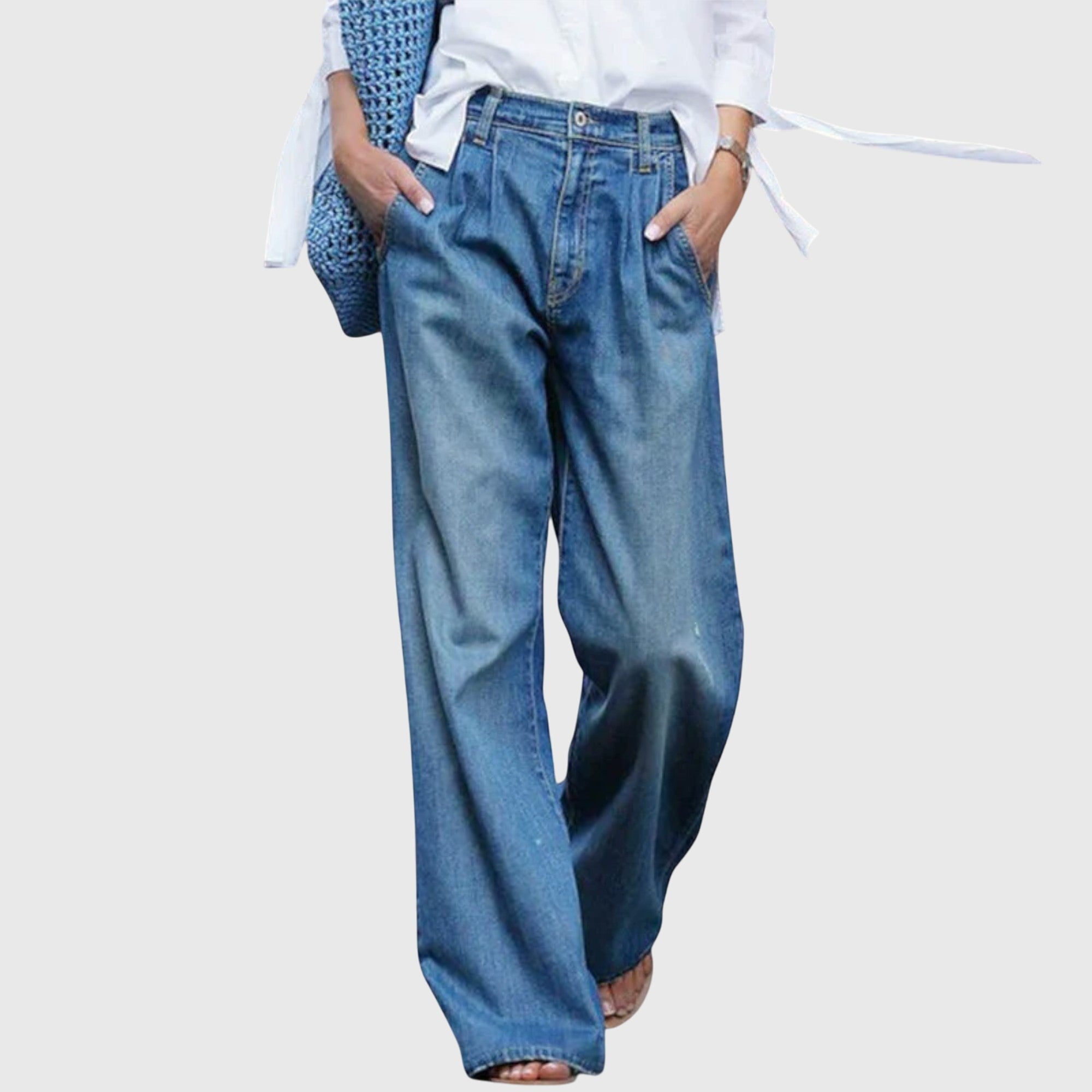 Ava - High Quality Jeans with Wide Legs
