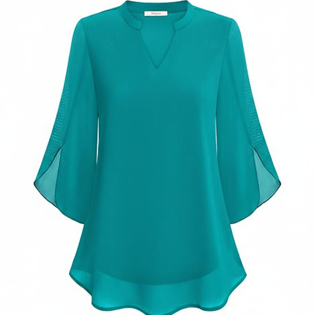 Rosely - Double Layers Chiffon Blouse