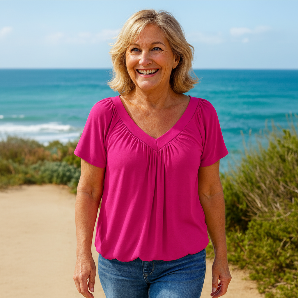Maris| Luxe Comfort Top – Flattering Ease for Every Day (S-5XL)