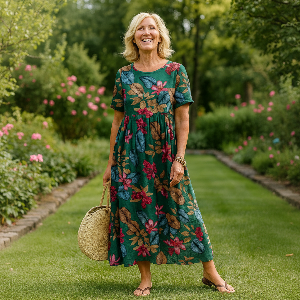 Masie | Breezy Floral Maxi Dress – Where Comfort Meets Confidence