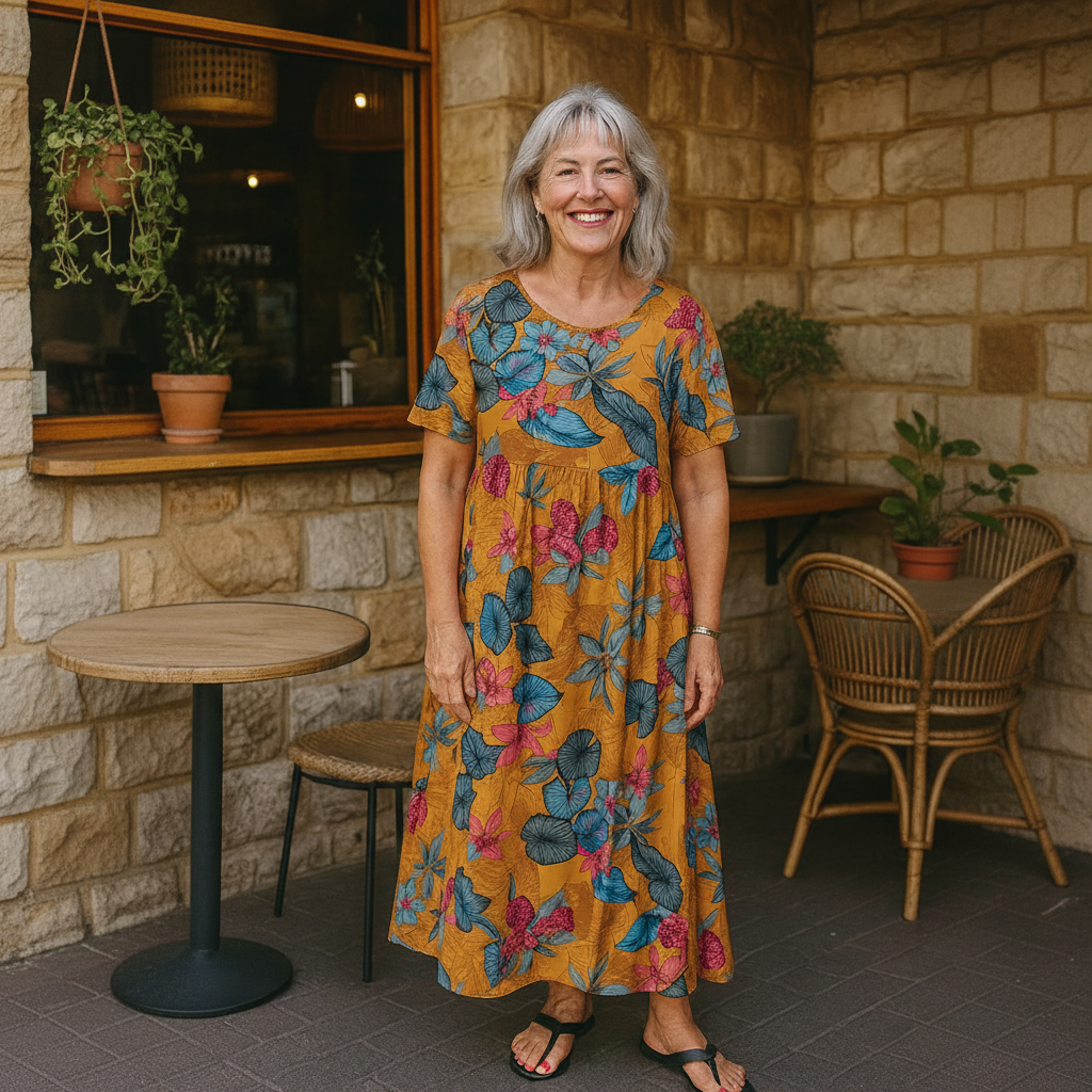 Masie | Breezy Floral Maxi Dress – Where Comfort Meets Confidence
