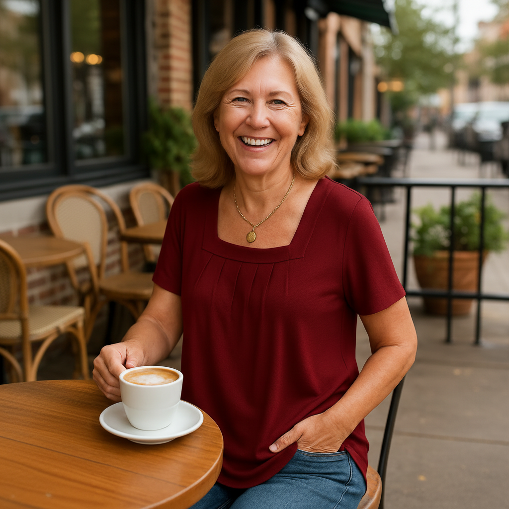 Colleen | Pleated Comfort Top - Everyday confidence (S-5XL)
