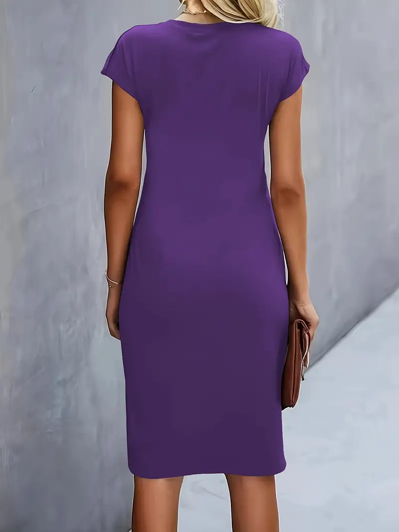 Livia – Timeless Midi Dress with a Flattering Silhouette