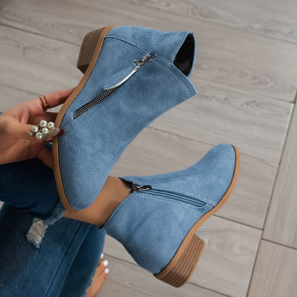 Ergonomic Ankle Boots for Women – Stylish Comfort & Support