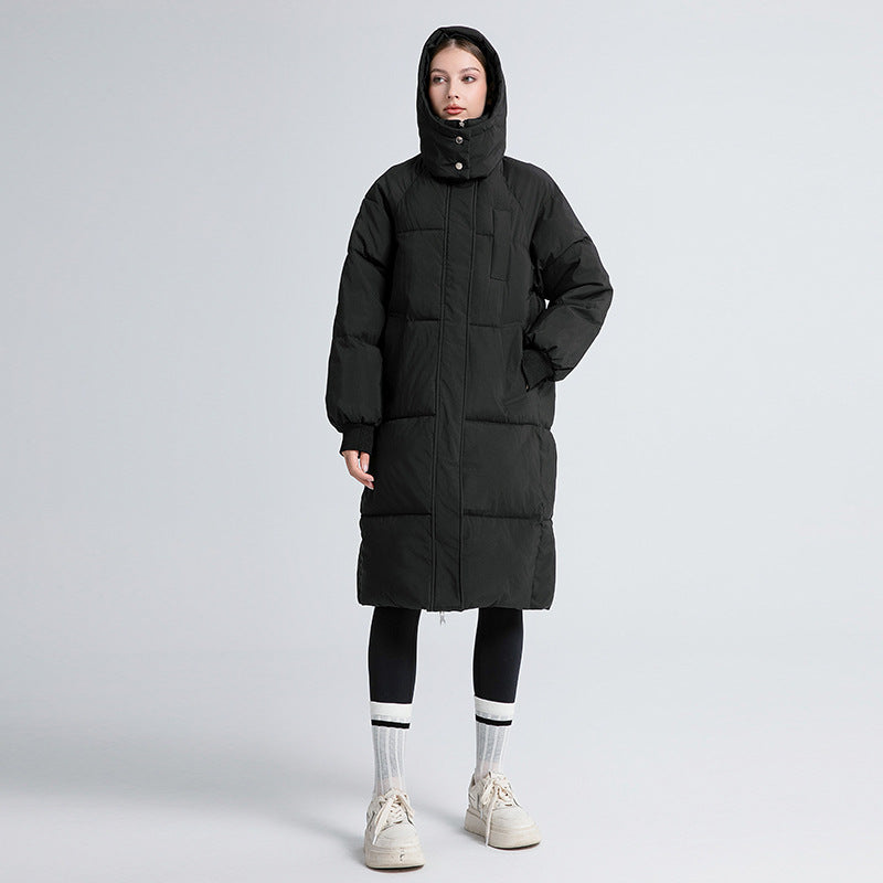 GRACE™ - Classic Hooded Long Puffer Coat