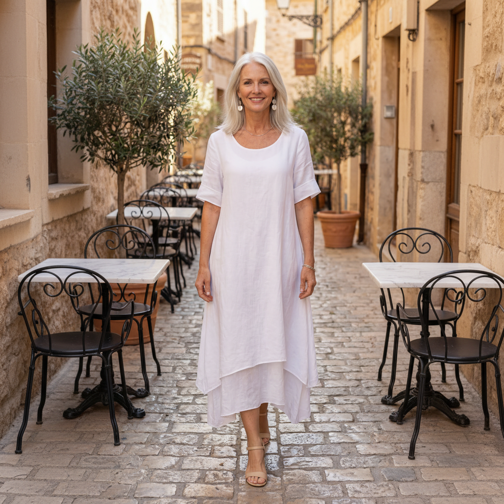 Aria Fluid Tiered Maxi Dress