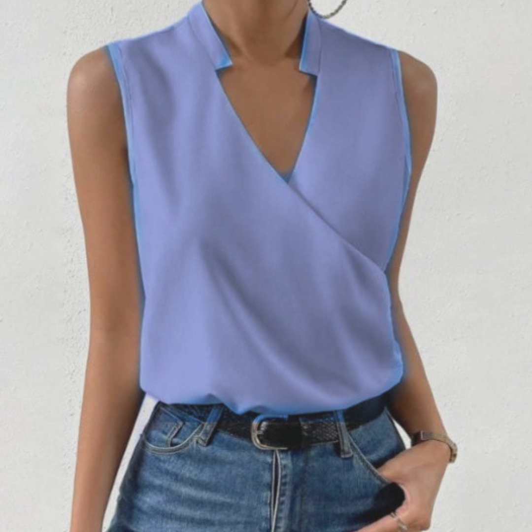 Women’s V-Neck Summer Top | Casual