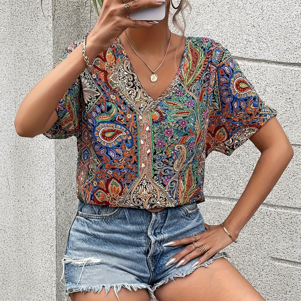 Abagail | Summer Floral Blouse