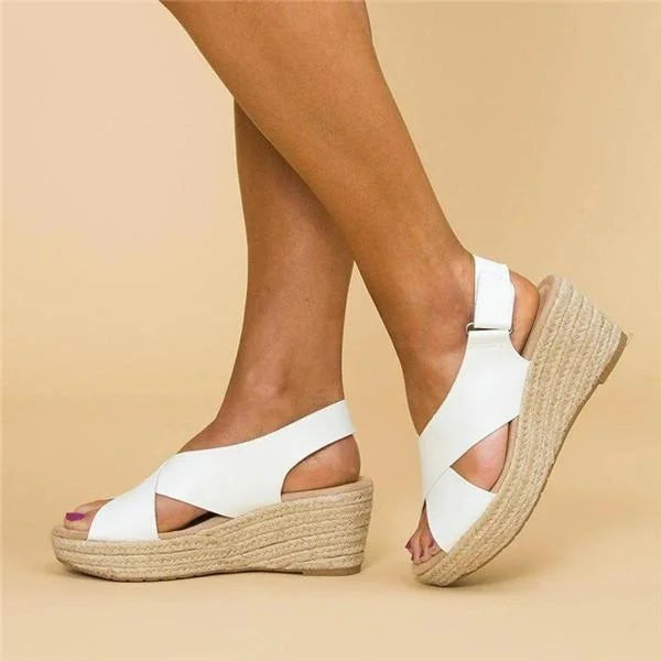 Comfortable Orthopedic Wedge Espadrilles - Clara