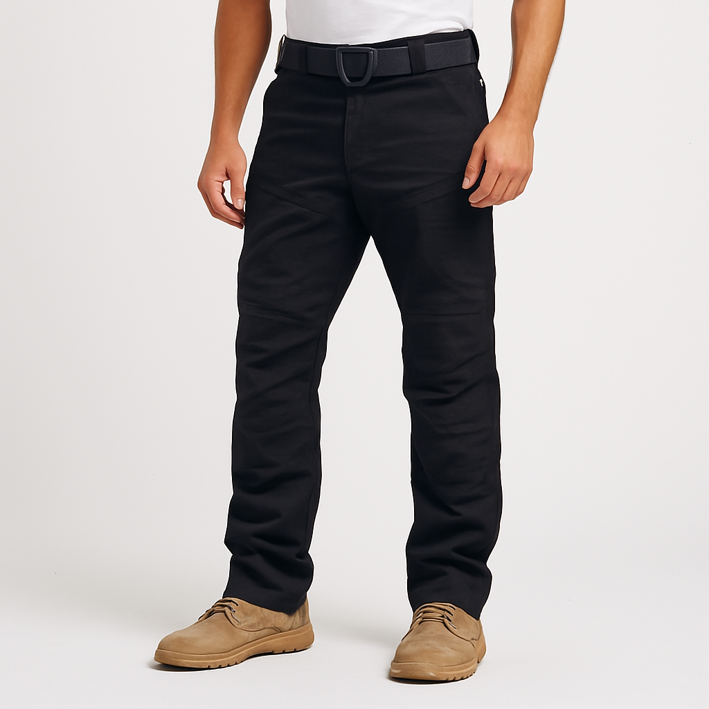 Men's Outdoor Waterproof Tactical Trousers Stretch Black Work Trousers