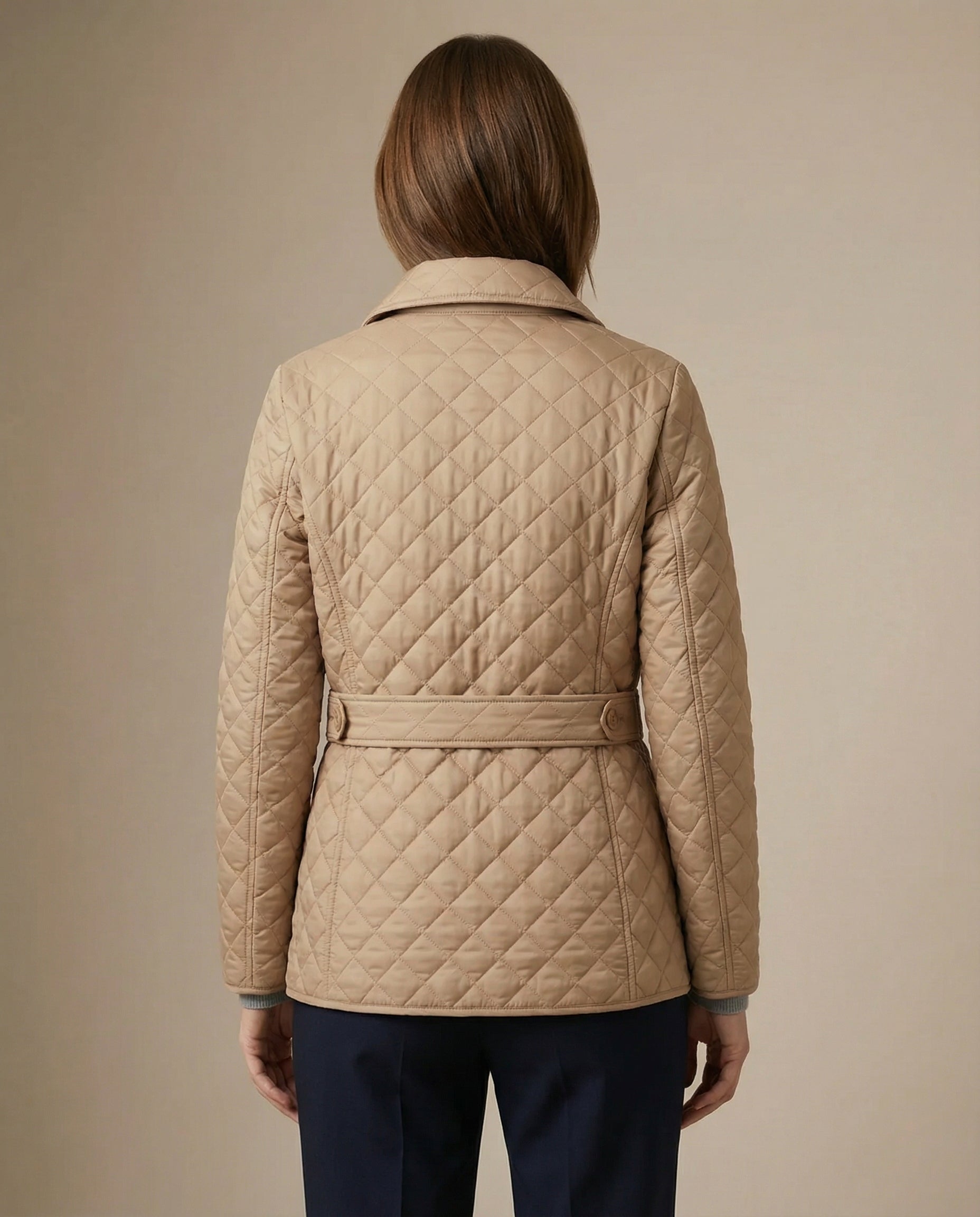 Quilted Button Up Jacket