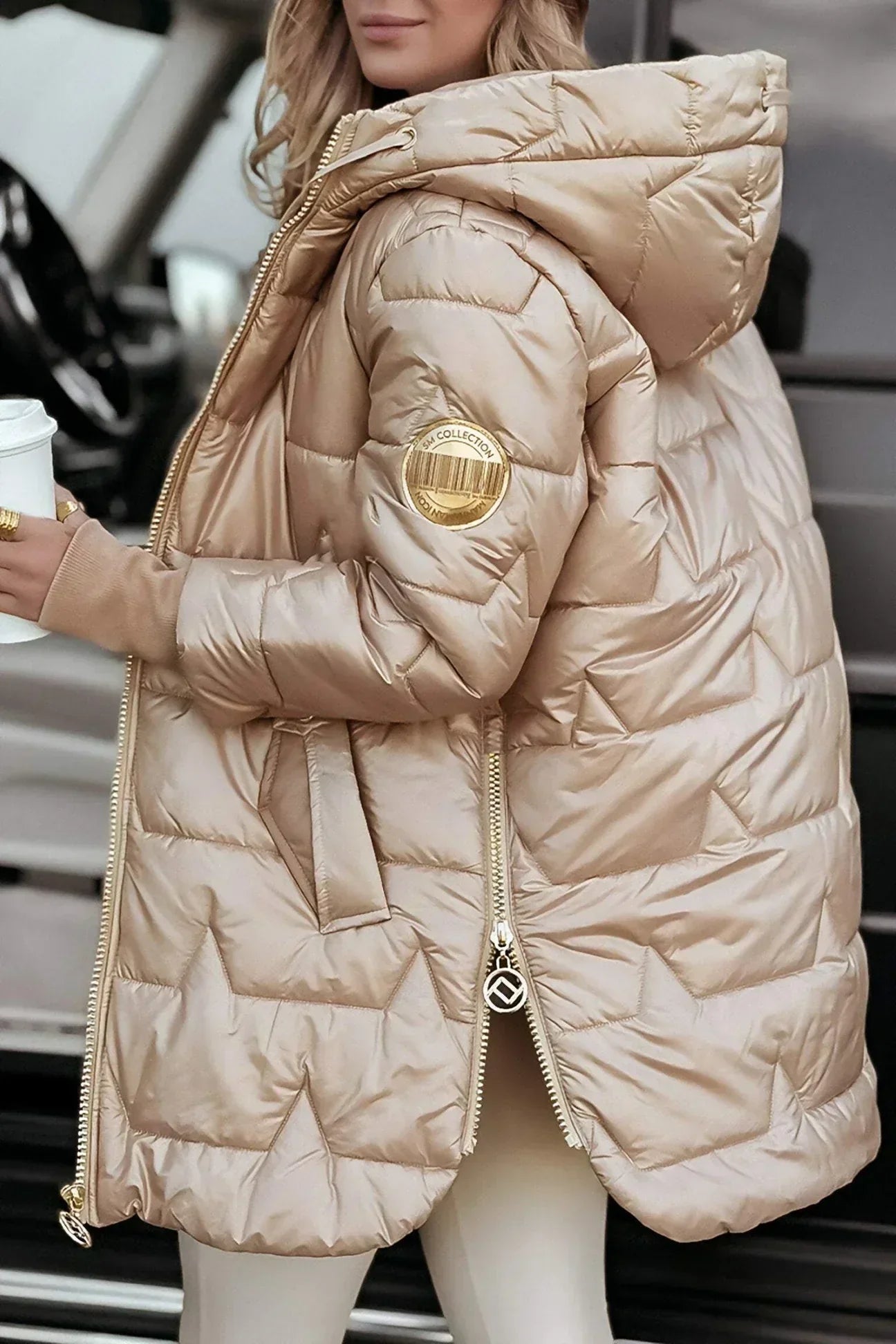 Nolwen™ | Elegant Padded Winter Coat with Hood