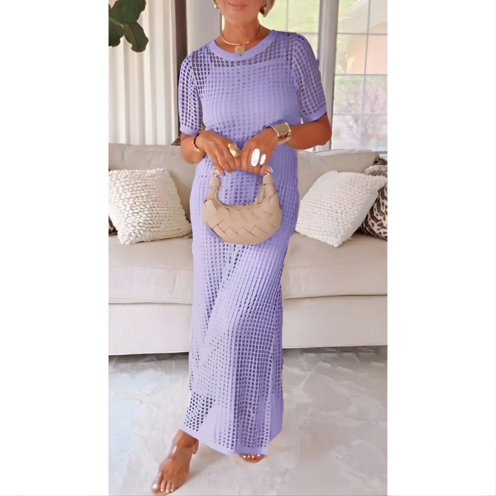 Ariella™ Elegant Cut-Out Maxi Dress