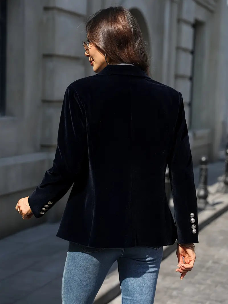 Caterina | Elegant Velvet Blazer