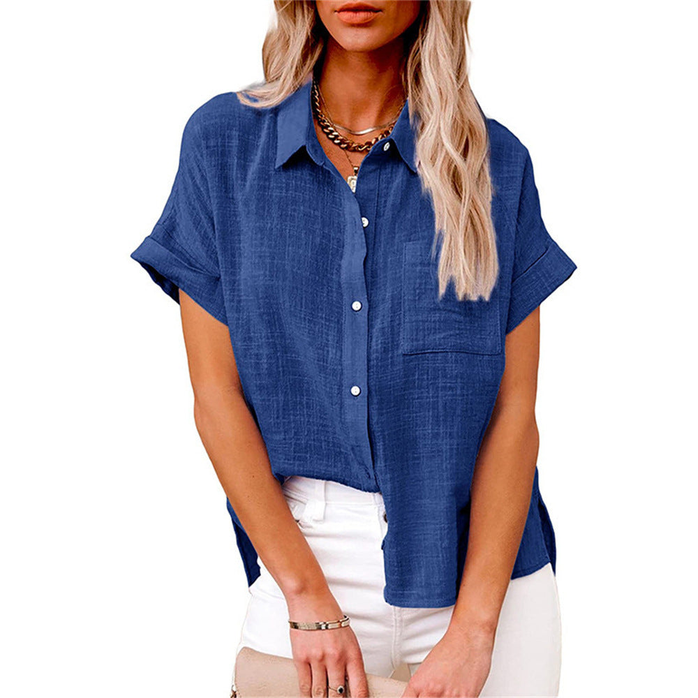 Women’s Lightweight Cotton Linen Blouse