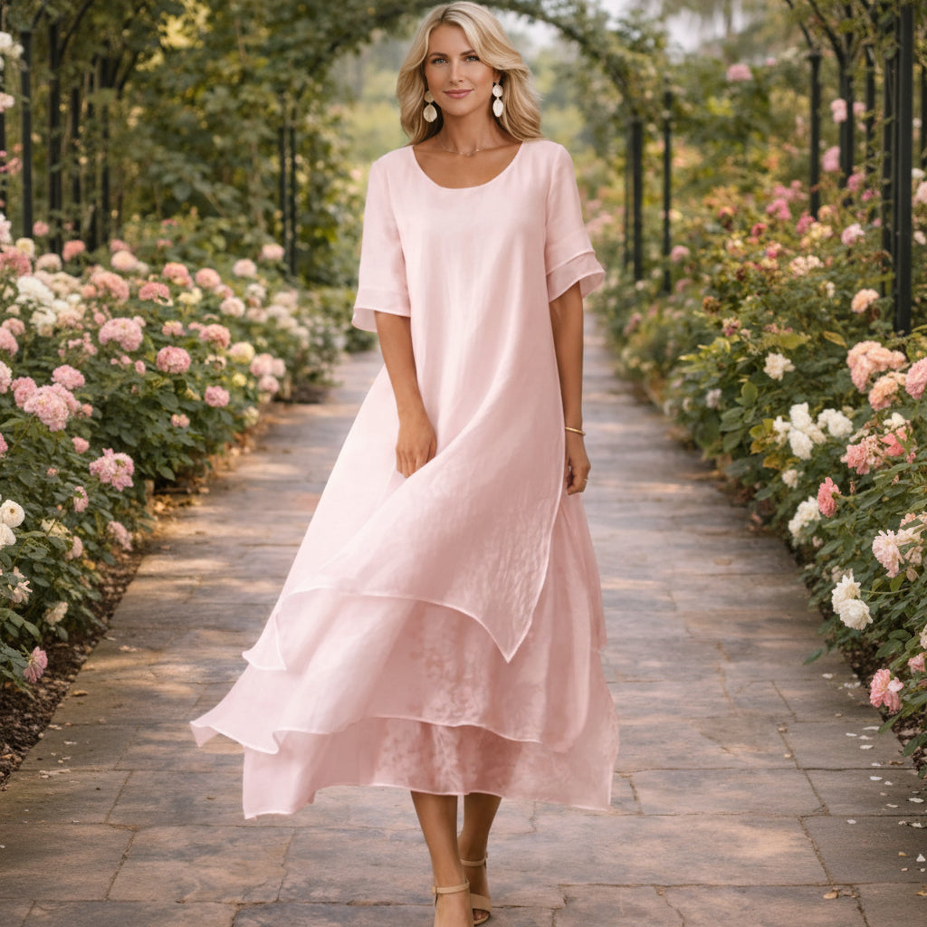 Aria Fluid Tiered Maxi Dress