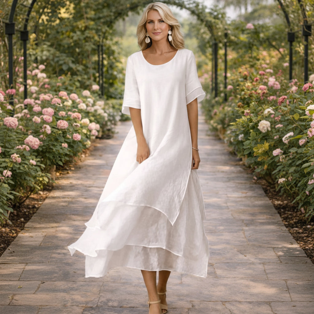Aria Fluid Tiered Maxi Dress