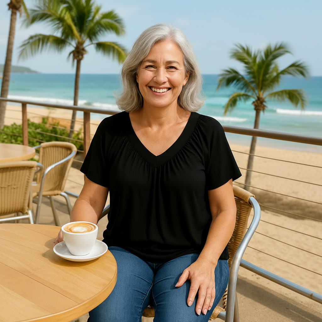 Maris| Luxe Comfort Top – Flattering Ease for Every Day (S-5XL)