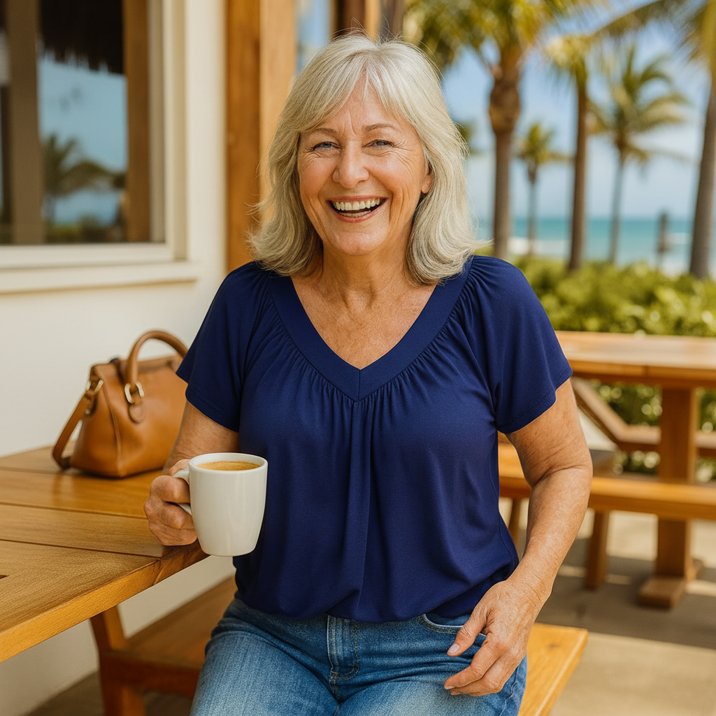 Maris| Luxe Comfort Top – Flattering Ease for Every Day (S-5XL)