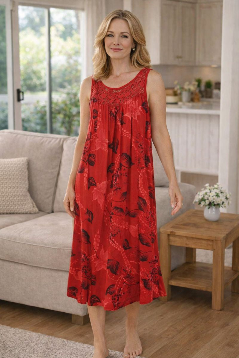 Maisie | Easy Swing Lace Dress — Cool, Relaxed & Effortlessly Comfortable (S-5XL)