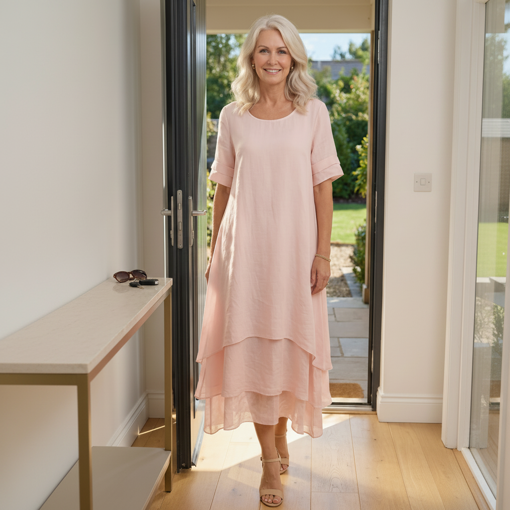 Aria Fluid Tiered Maxi Dress