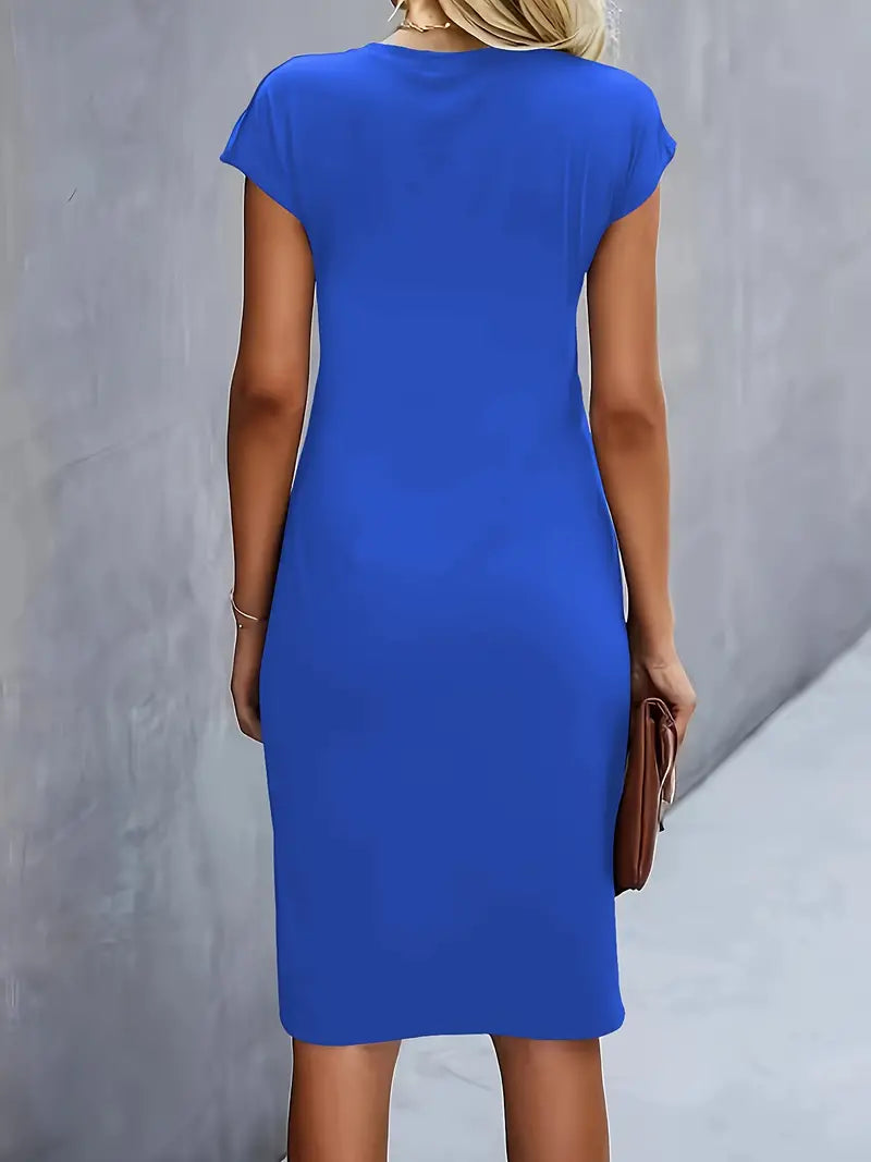 Livia – Timeless Midi Dress with a Flattering Silhouette
