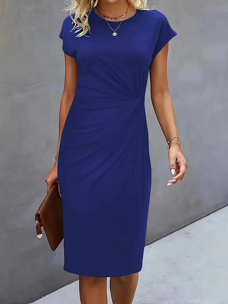Livia – Timeless Midi Dress with a Flattering Silhouette