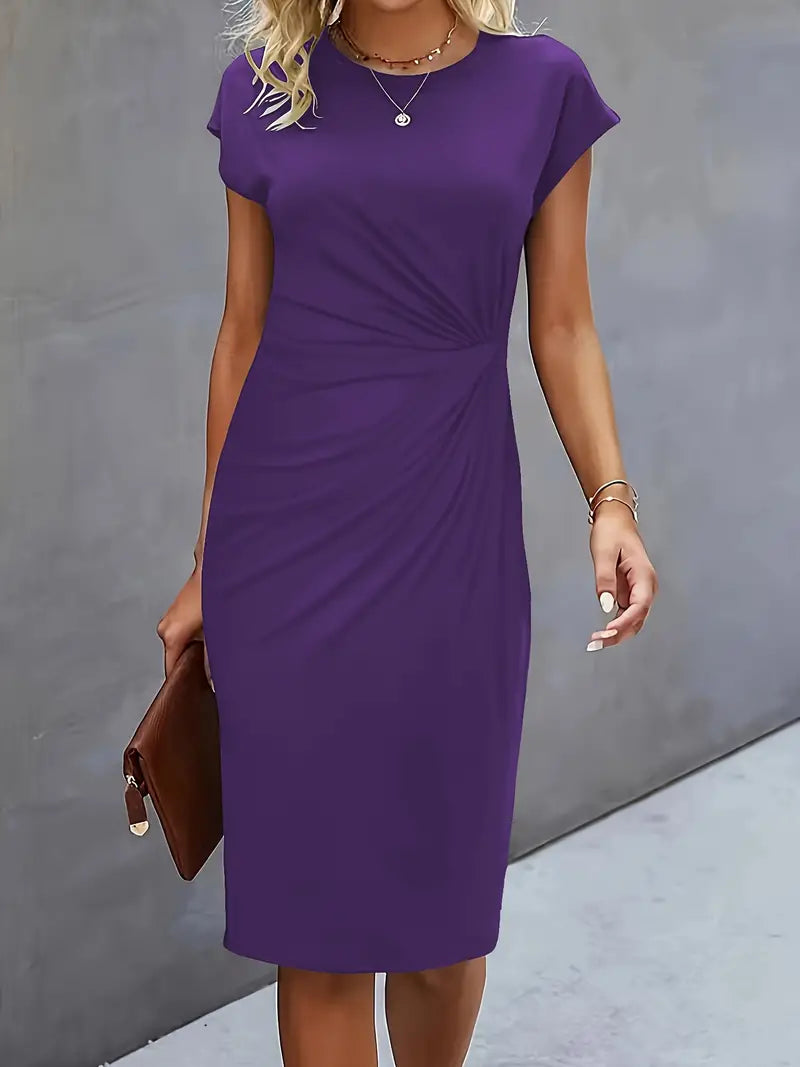 Livia – Timeless Midi Dress with a Flattering Silhouette