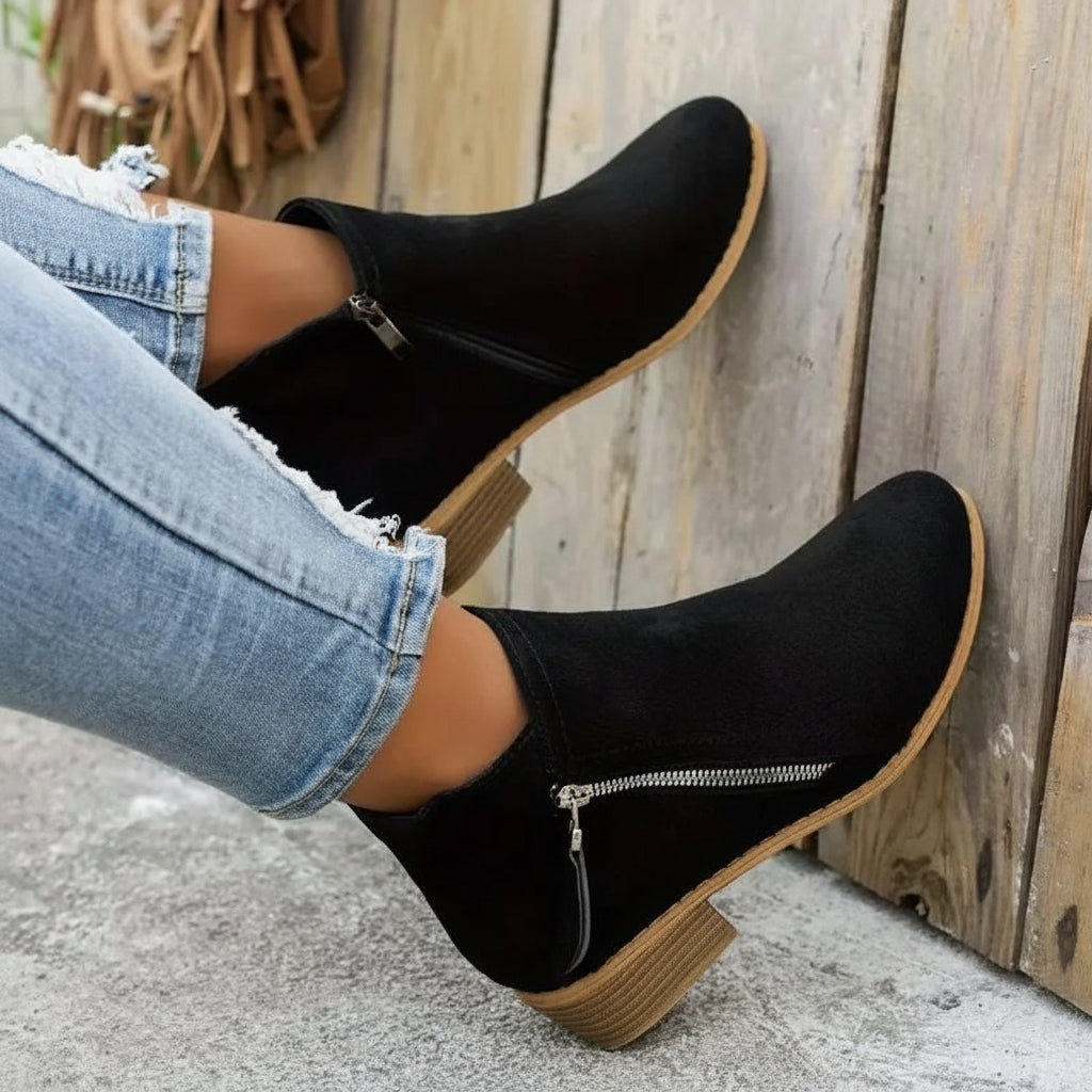 Ergonomic Ankle Boots for Women – Stylish Comfort & Support