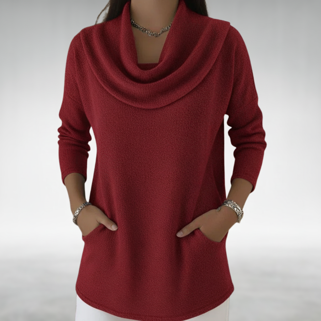Emilia™ Cowl Neck Jumper