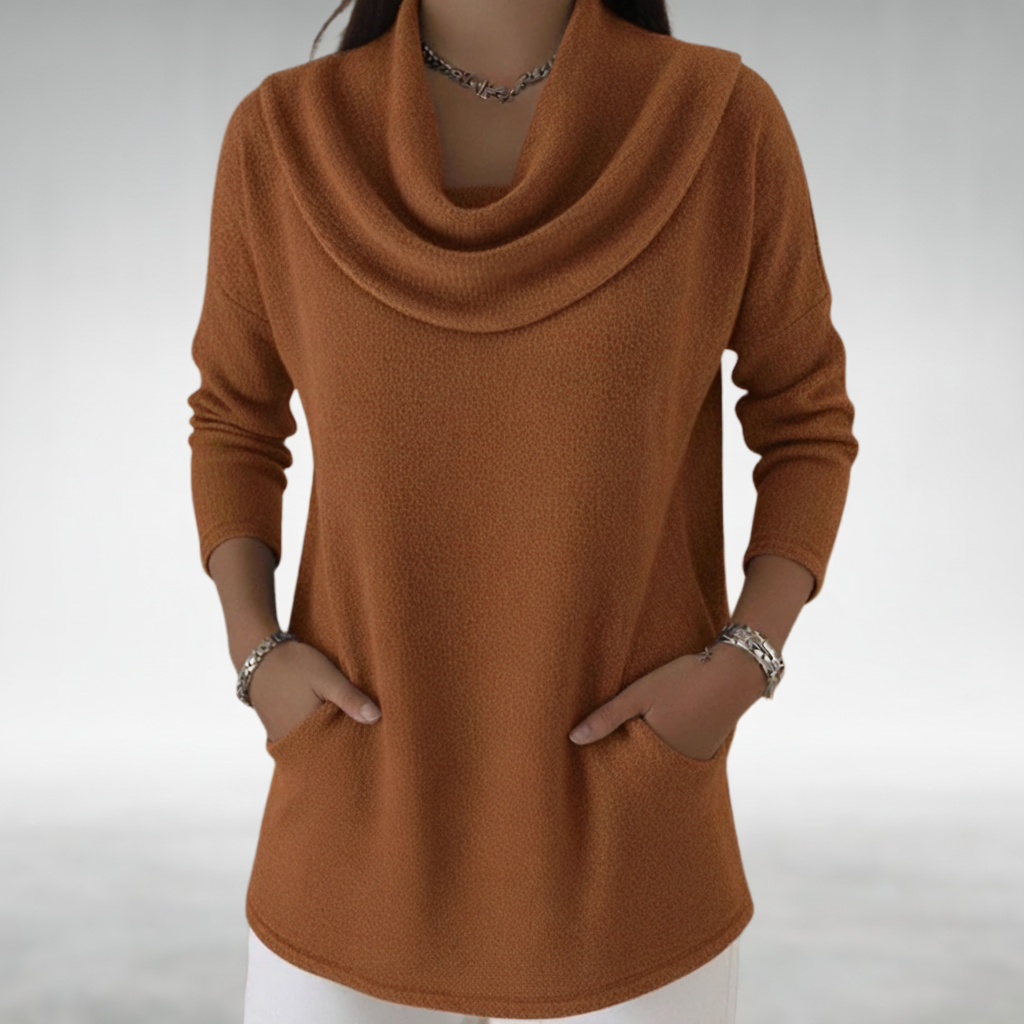 Emilia™ Cowl Neck Jumper
