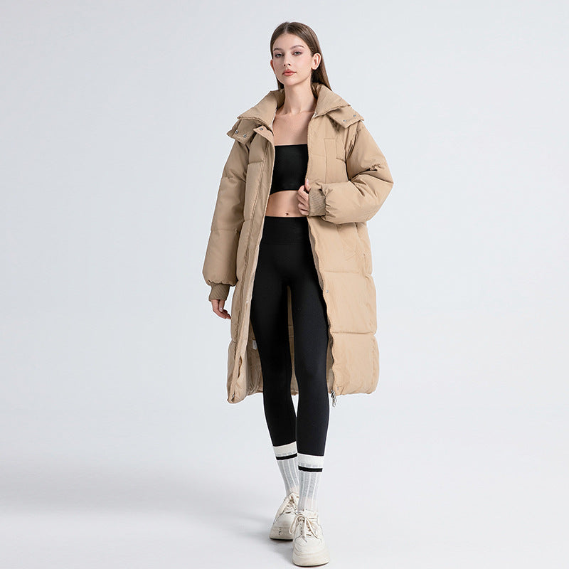 GRACE™ - Classic Hooded Long Puffer Coat