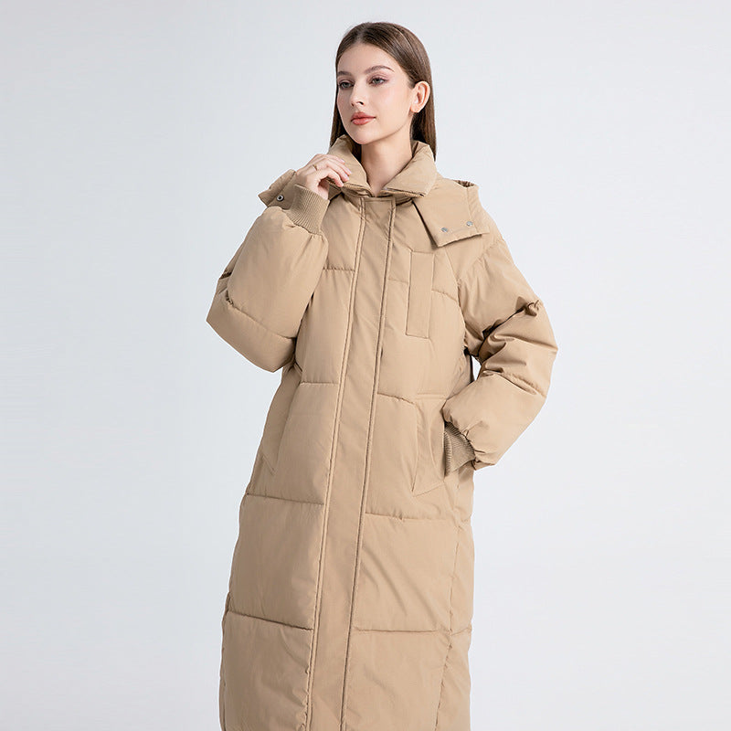 GRACE™ - Classic Hooded Long Puffer Coat