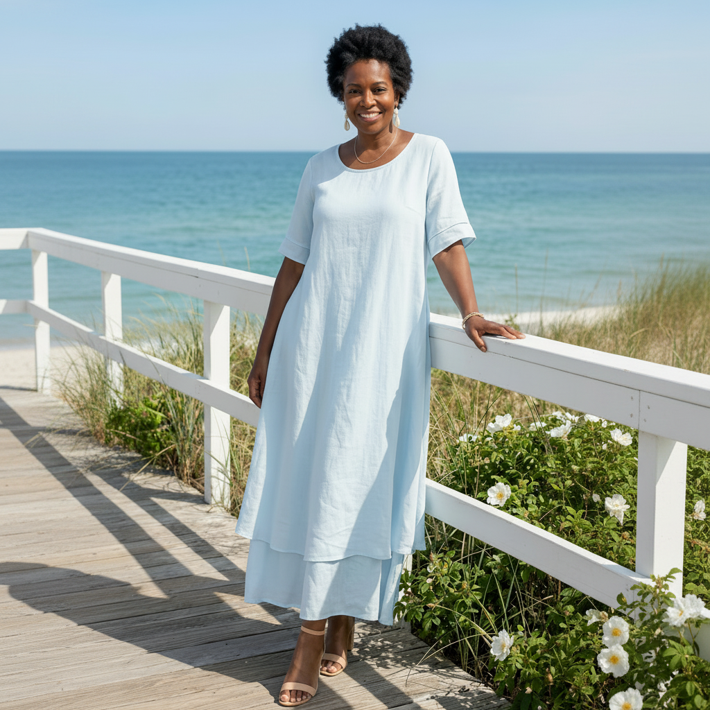 Aria Fluid Tiered Maxi Dress