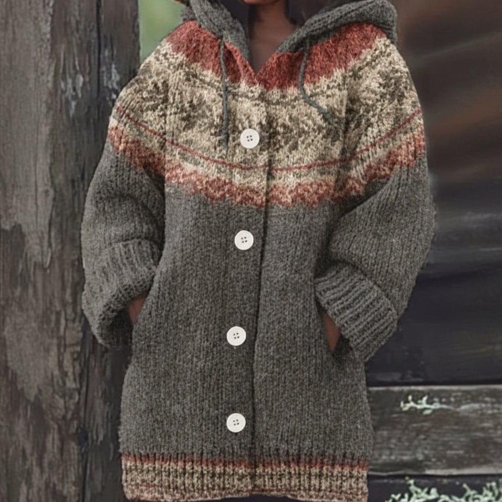 Kali™ | Retro Hoodie Cardigan