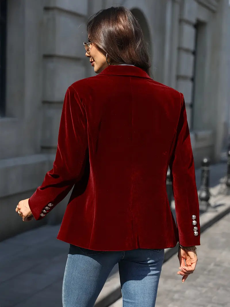 Caterina | Elegant Velvet Blazer