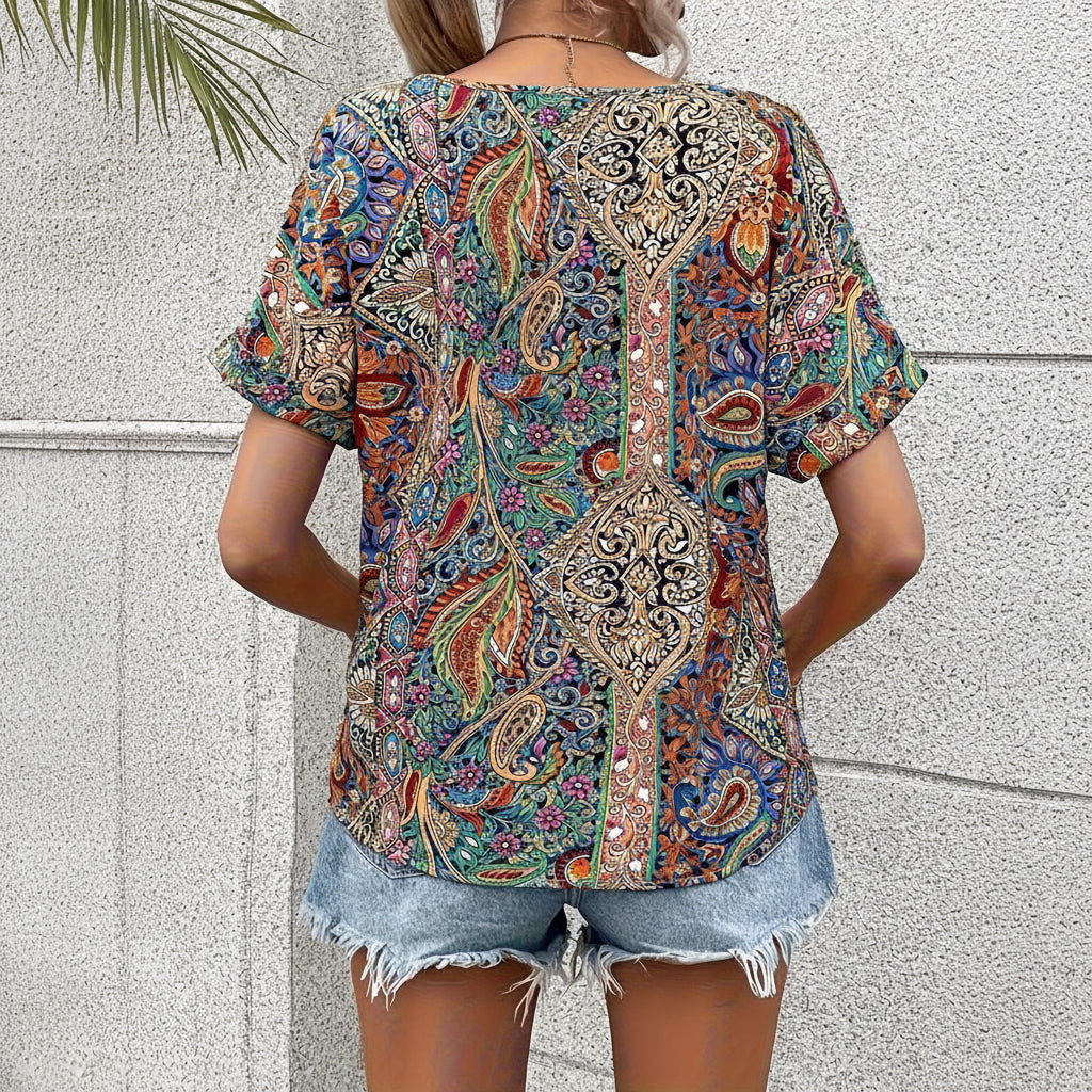 Abagail | Summer Floral Blouse