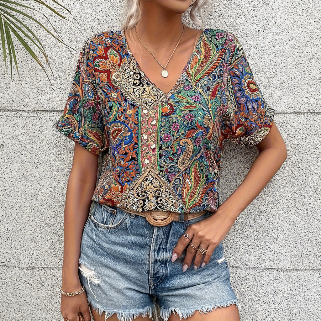 Abagail | Summer Floral Blouse