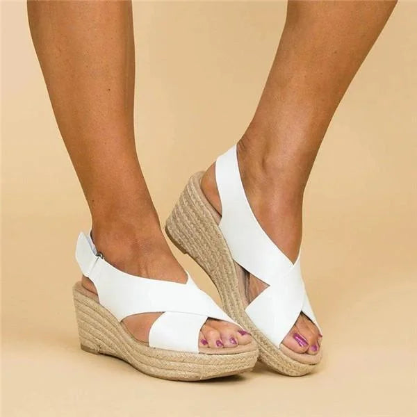 Comfortable Orthopedic Wedge Espadrilles - Clara