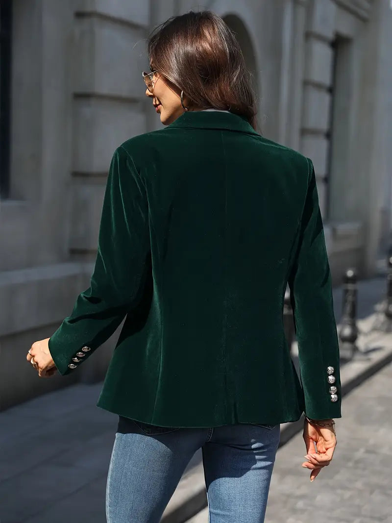 Caterina | Elegant Velvet Blazer