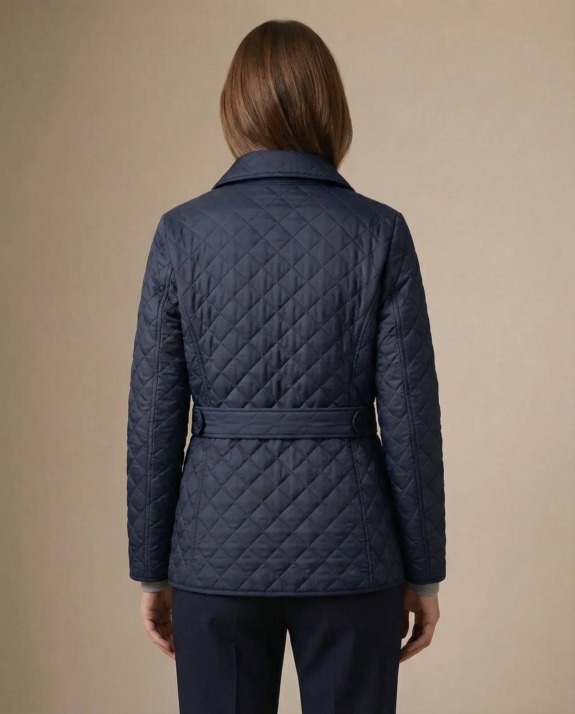 Quilted Button Up Jacket