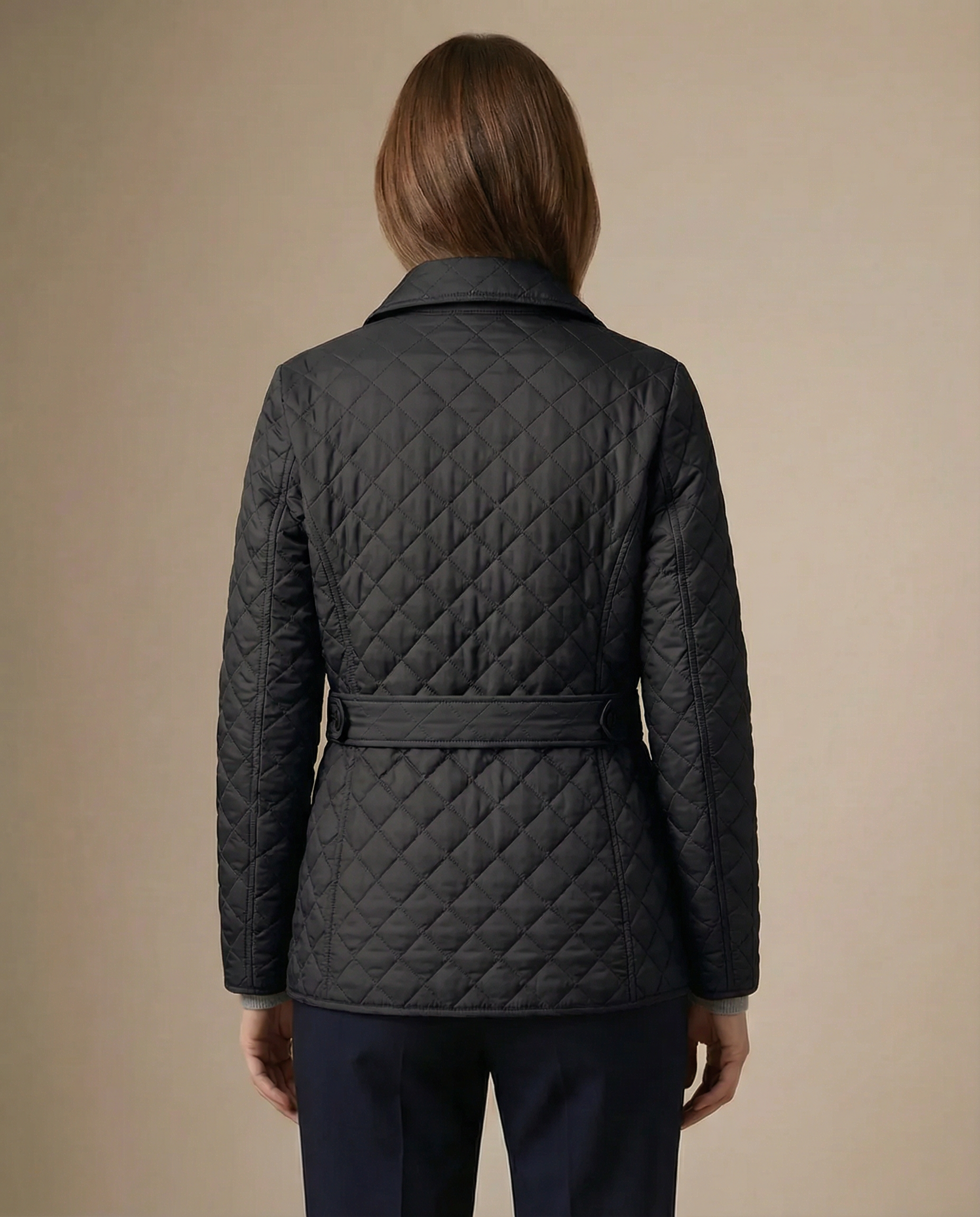 Quilted Button Up Jacket