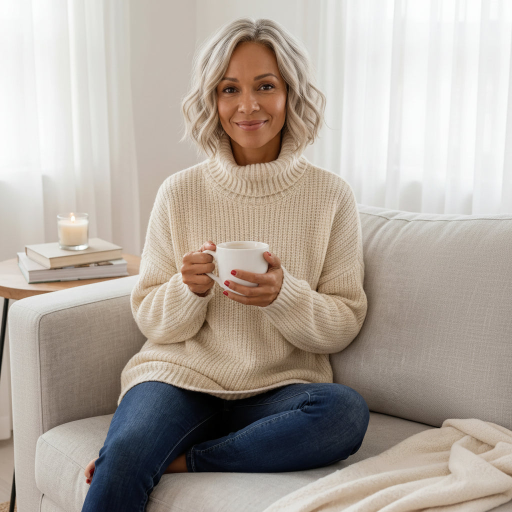 Seraphina Retro Hooded Knit Tunic