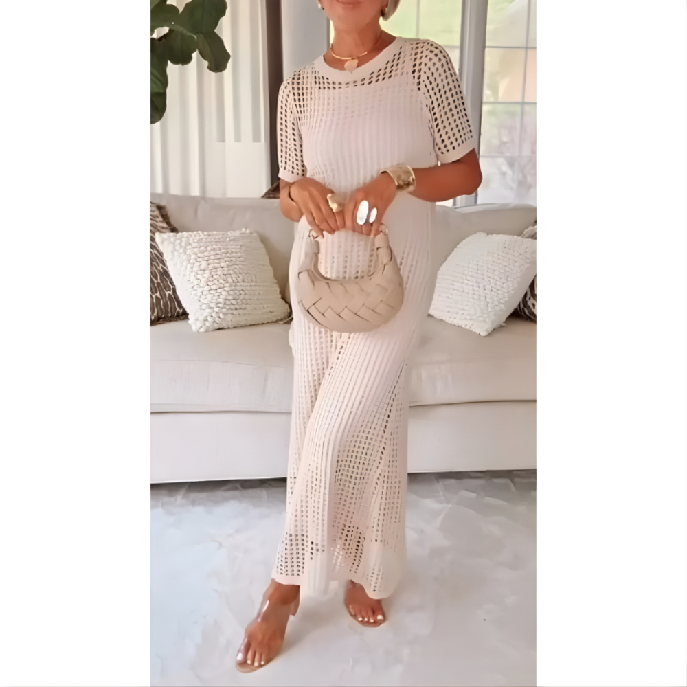Ariella™ Elegant Cut-Out Maxi Dress